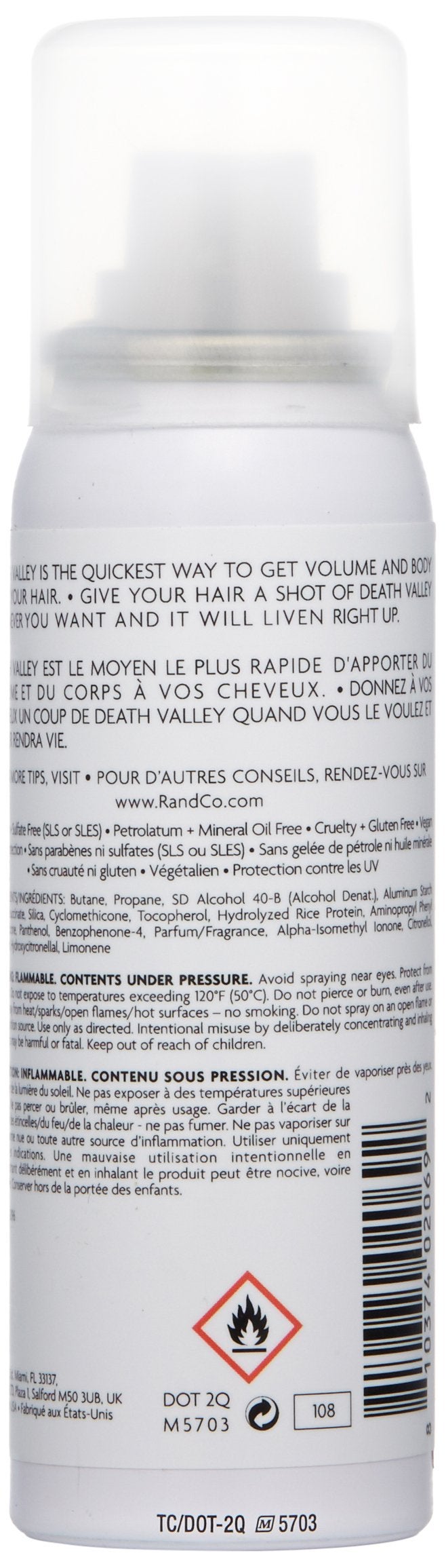 R+Co Death Valley Dry Shampoo For Women | Adds Volume & Body | Vegan, Gluten-Free & No Parabens | - Image 2