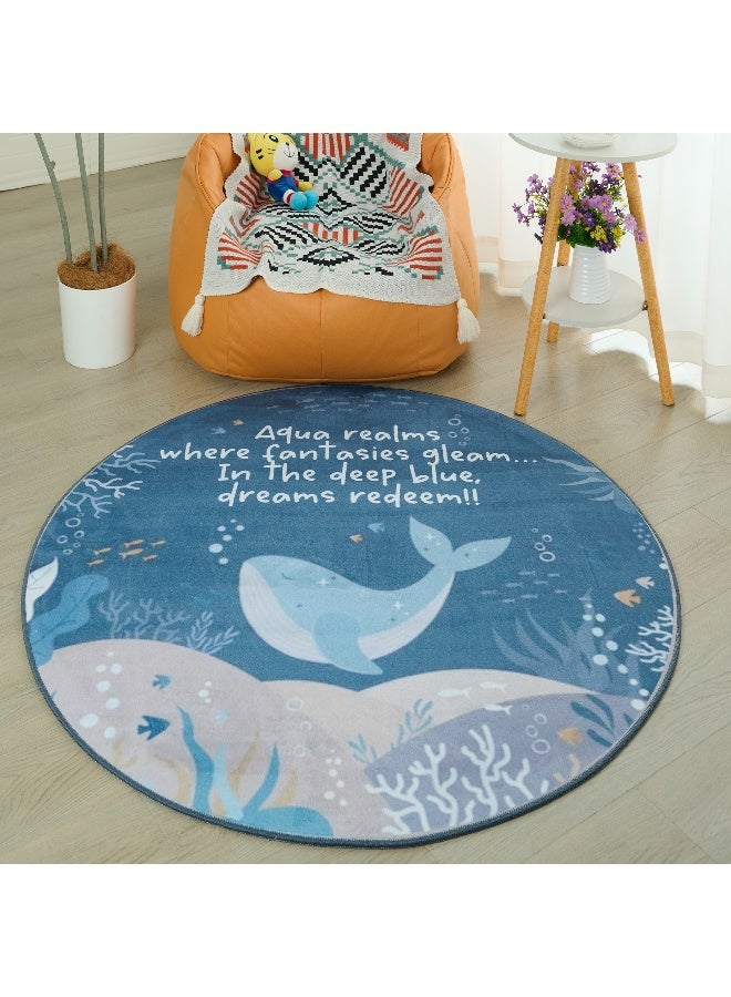 Home Box سجادة فلانل مطبوعة بديناصور من جوي سي وورلد 120 × 120 سم - Image 1