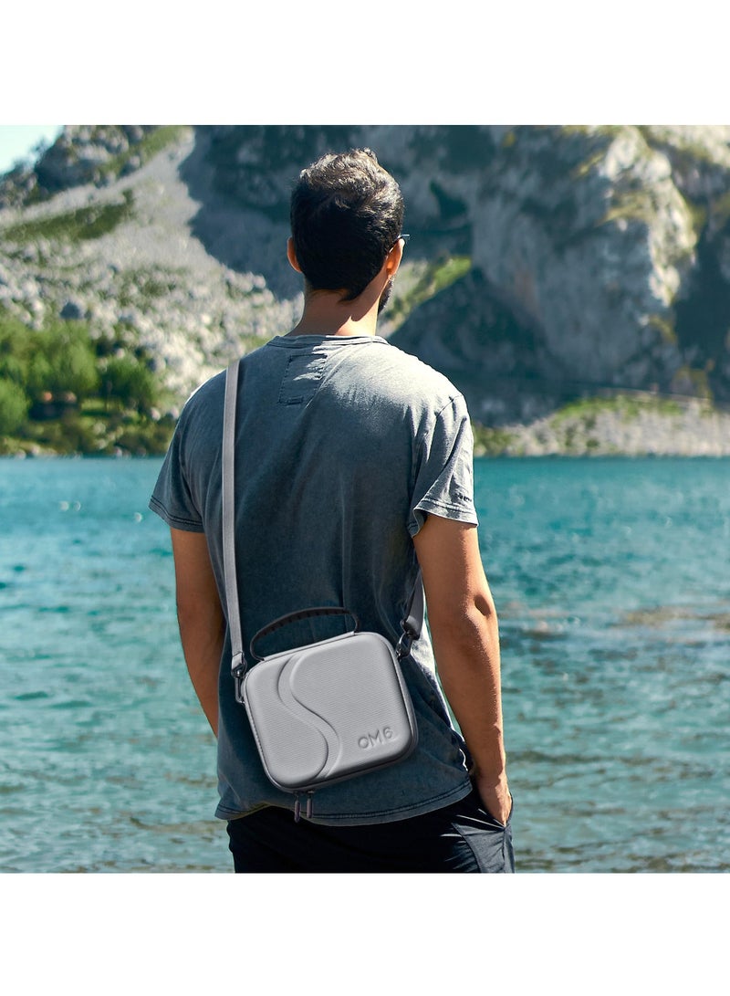 Portable Waterproof Hard Case for DJI OM 6 and Osmo Mobile 6 Gimbal, Travel Storage Bag for Accessories, Grey - Image 4