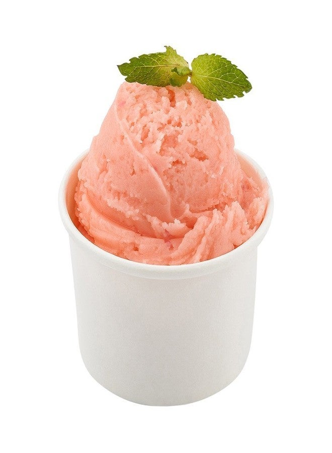 Restaurantware Coppetta 3-Ounce Dessert Cups, 200 Disposable Ice Cream Cups - Lids Sold Separately, Heavy-Duty, White Paper Frozen Yogurt Bowls, For Hot And Cold Foods, Perfect For Gelato Or Mousse - Restaurantware - Image 1