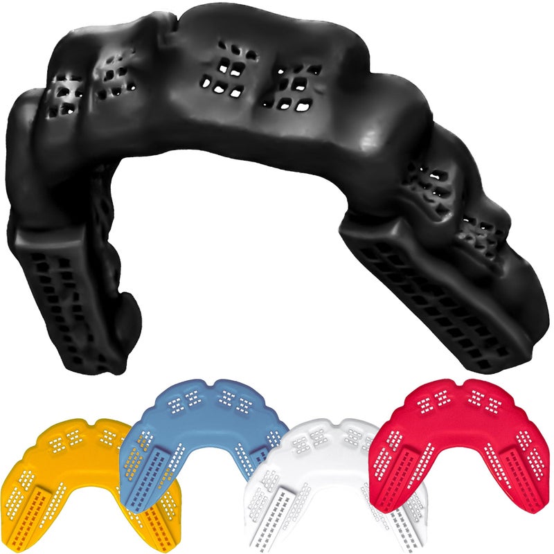 Bulletproof Mouthguards Bulletproof Braces Mouthguard â€“ Worldâ€™s Thinnest & Strongest Sports Mouth Guard for Braces! Basketball Football Lacrosse Wrestling Hockey Rugby BJJ MMA Boxing Mouthpiece â€“ Adult Youth & Kids - Image 1