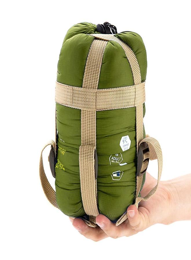 ECOOPRO ECOOPRO Warm Weather Sleeping Bag - Portable, Waterproof, Compact Lightweight, Comfort with Compression Sack - Great for Outdoor Camping, Backpacking & Hiking-83 L x 30" W Fits Adults (C-Olive Green) - Image 4