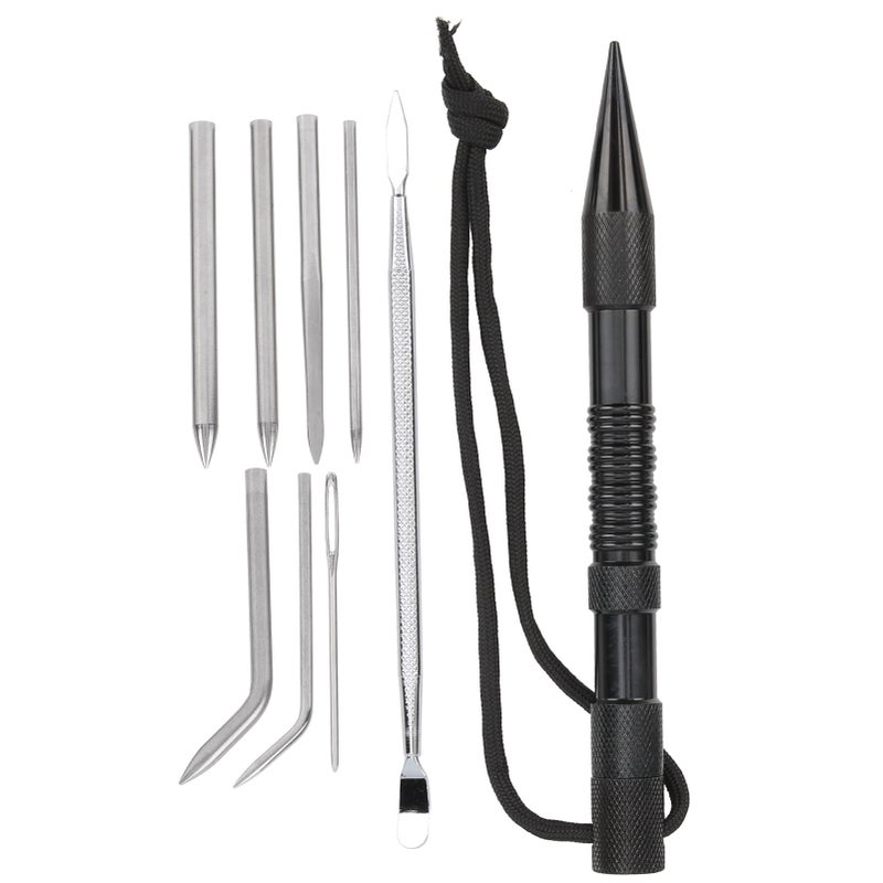 9pcs Stainless Steel Umbrella Rope Needle Set DIY Bracelet Knitting Stitching Needles - Image 5