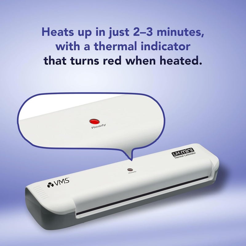 VMS آلة الترقق الحراري الصغيرة A4 من LM (ترقيق الصور، بطاقات الهوية، المستندات، الشهادات) - Image 4