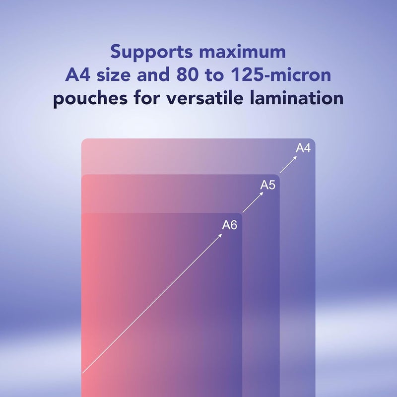 VMS آلة الترقق الحراري الصغيرة A4 من LM (ترقيق الصور، بطاقات الهوية، المستندات، الشهادات) - Image 5