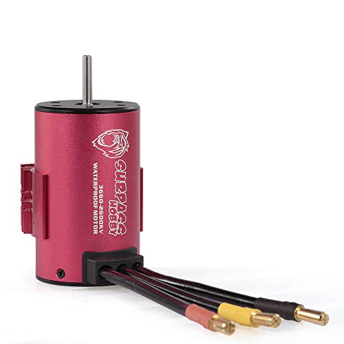 GoolRC محرك جوجل آر سي سورباس هواي 3660 بدون فرش ومجموعة وحدة التحكم الإلكترونية، محرك بدون فرش 2600KV ووحدة تحكم 60A لسيارة شاحنة RC بمقياس 1/10 ملحق لا غنى عنه لعشاق التعديل - Image 3