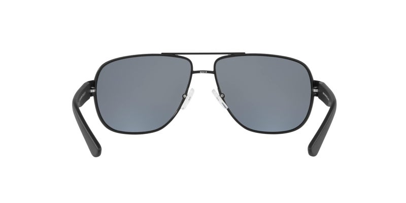 Armani Exchange نظارات شمسية مستطيلة للرجال من A|X ARMANI EXCHANGE AX2012S، أسود غير لامع/رمادي مت polarized، 62 مم - Image 4