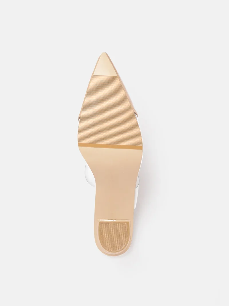 ZORIWORLD Nude Amor Nude Heart Heels for Elegant Evening - Women High Heels, 3 Inch Block Heel for Women | Best Price UAE