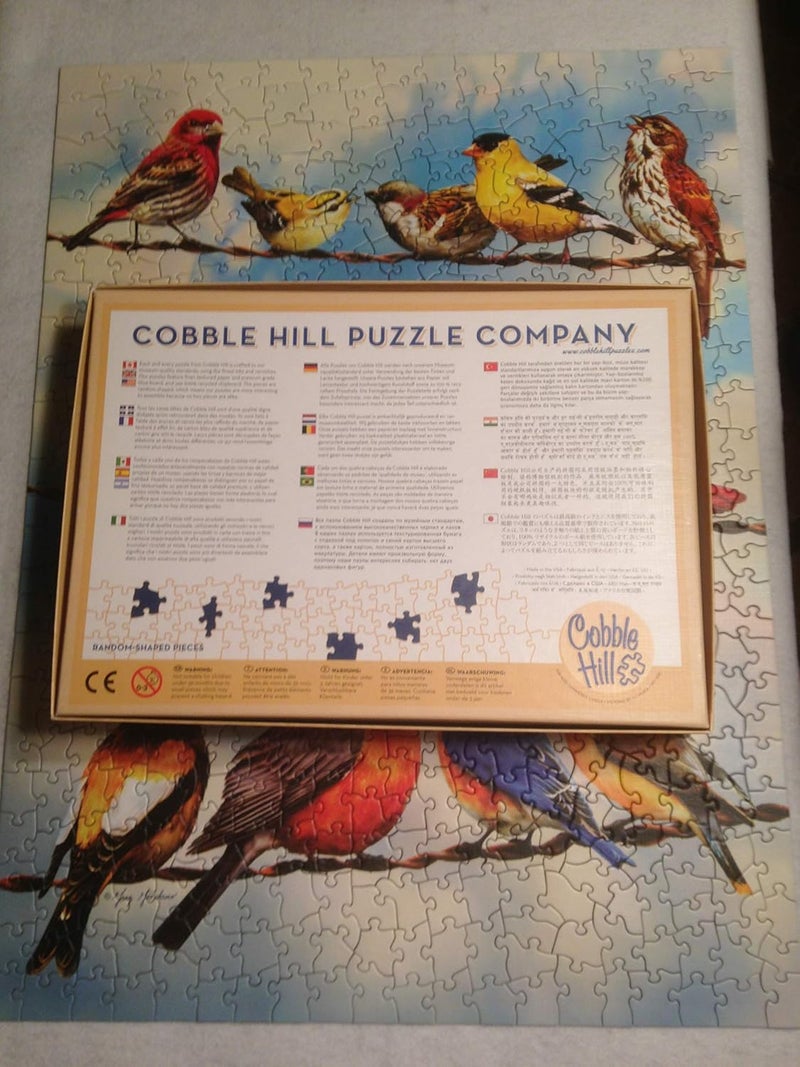 Cobble Hill Birds on a Wire Jigsaw Puzzle - 500 Pieces - Image 4