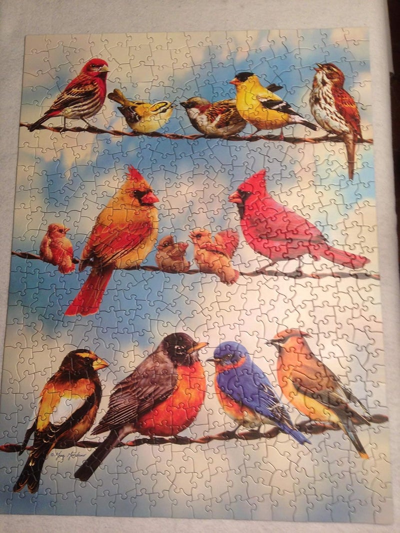 Cobble Hill Birds on a Wire Jigsaw Puzzle - 500 Pieces - Image 1