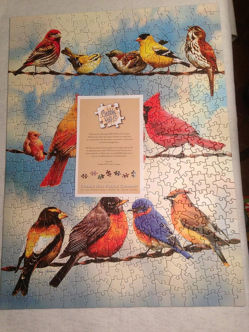 Cobble Hill Birds on a Wire Jigsaw Puzzle - 500 Pieces - Image 2