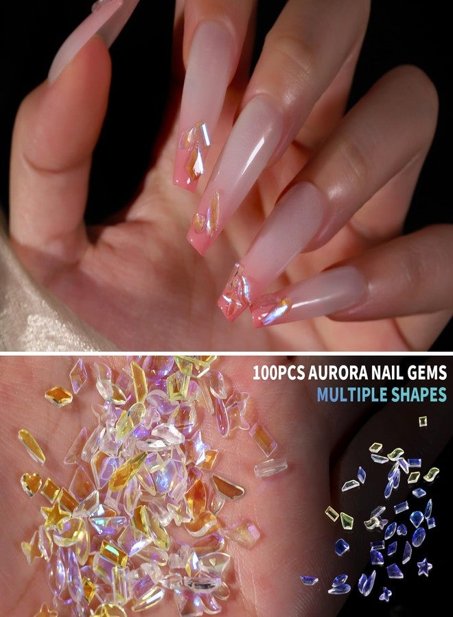 Teenitor Pearl Chrome Nail Powder Kit, 4pcs Nail Chrome Powder for Nails, Chrome Powder for Gel Nails, Cromer Nail Powder Art Nail Art Kit White Chrome Nail Powder, Chrome for Nails - Image 5