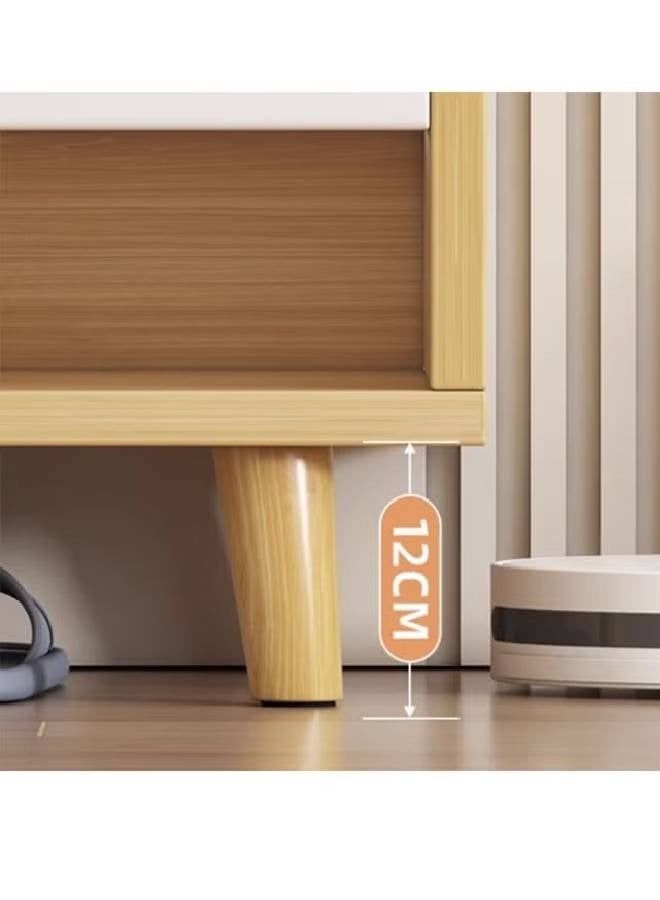 كلناميان خزانة أحذية فاخرة متعددة الوظائف للمدخل وأدراج تخزين 120 سم - Image 4