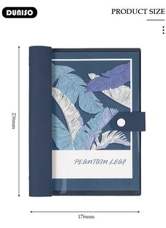 DUNISO A5 Notebook, Portable Notepad with Binder, Transverse Line Diary Notebook for Women Men, Notebook for Replaceable Inner Core, Clear Cover Design Journal Notebook, Hardcover Notepad for Writing,Travel, Work & School  - Image 4