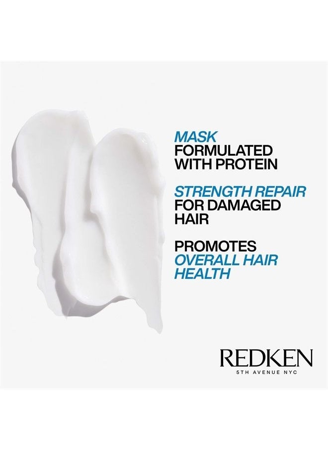 Redken Extreme Play Safe Heat Protectant Spray & Leave In Conditioner| For All Hair Types | Helps Reduce The Appearance of Split Ends | With Tourmaline | 6.8 Fl Oz