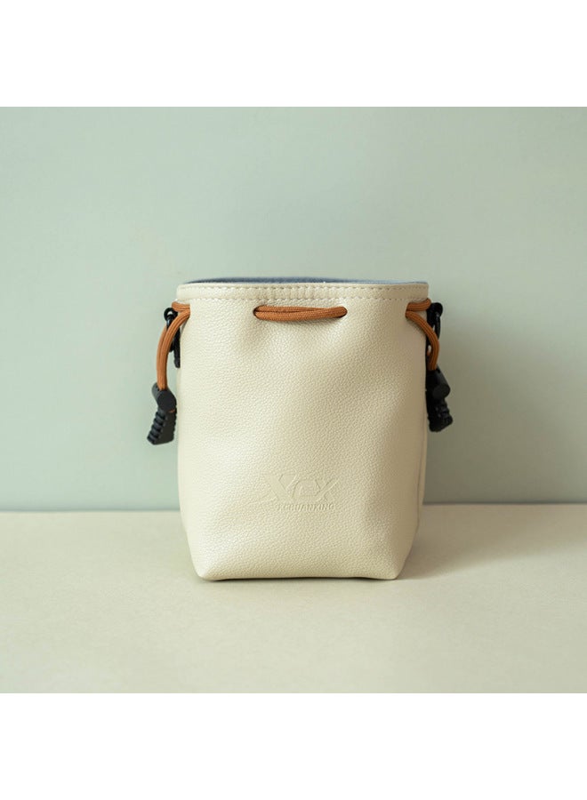 For sony ZVE10 CameRa Bag Canon R50 StoRage Bag Nikon Z30 MicRo SlR Lens Bag Fuji XS20 LineR-Color:Off-white Small Storage Bag  - Image 1