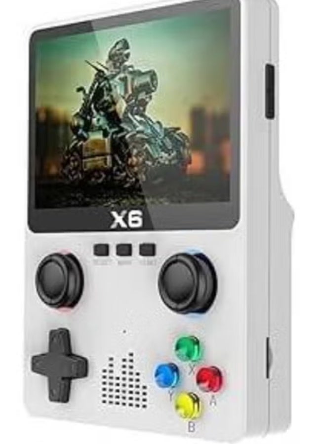 X6 Retro Handheld Game Console, 3.5 Inch OCA IPS Display, 10000+ Games, 32GB, Dual 3D Joysticks - Image 1