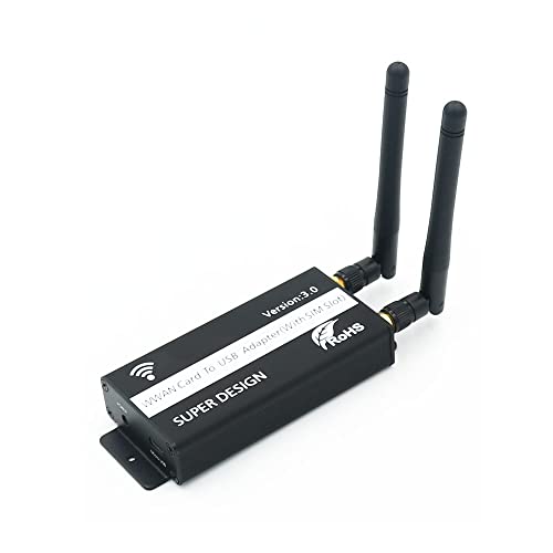 SUPERPLUS Mini PCI-E to USB Adapter with SIM Card Slot, WWAN/LTE Module Upgrade for 3G / 4G Network Card - Image 1