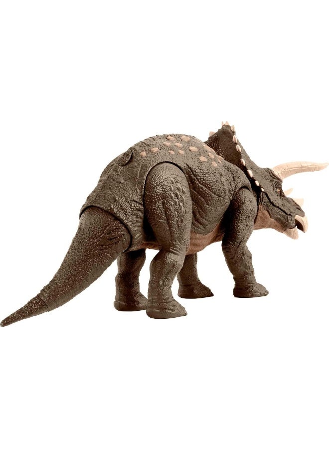 Mattel Games Jurassic World Habitat Defender Triceratops, 17 Inch (Pack of 1) - Image 2