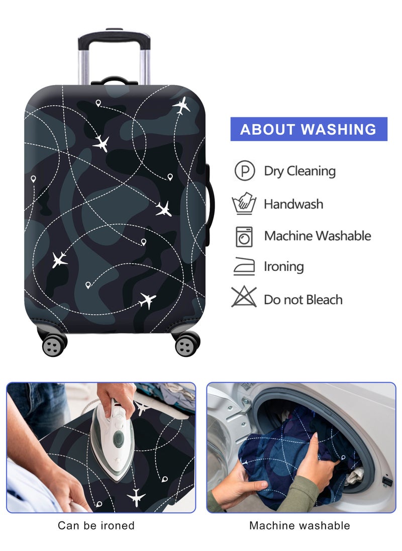 URbazaar Elastic Travel Luggage Cover Travel Suitcase Protective Cover for Trunk Case Apply to 18-30 inch luggage Suitcase Cover  - Image 2