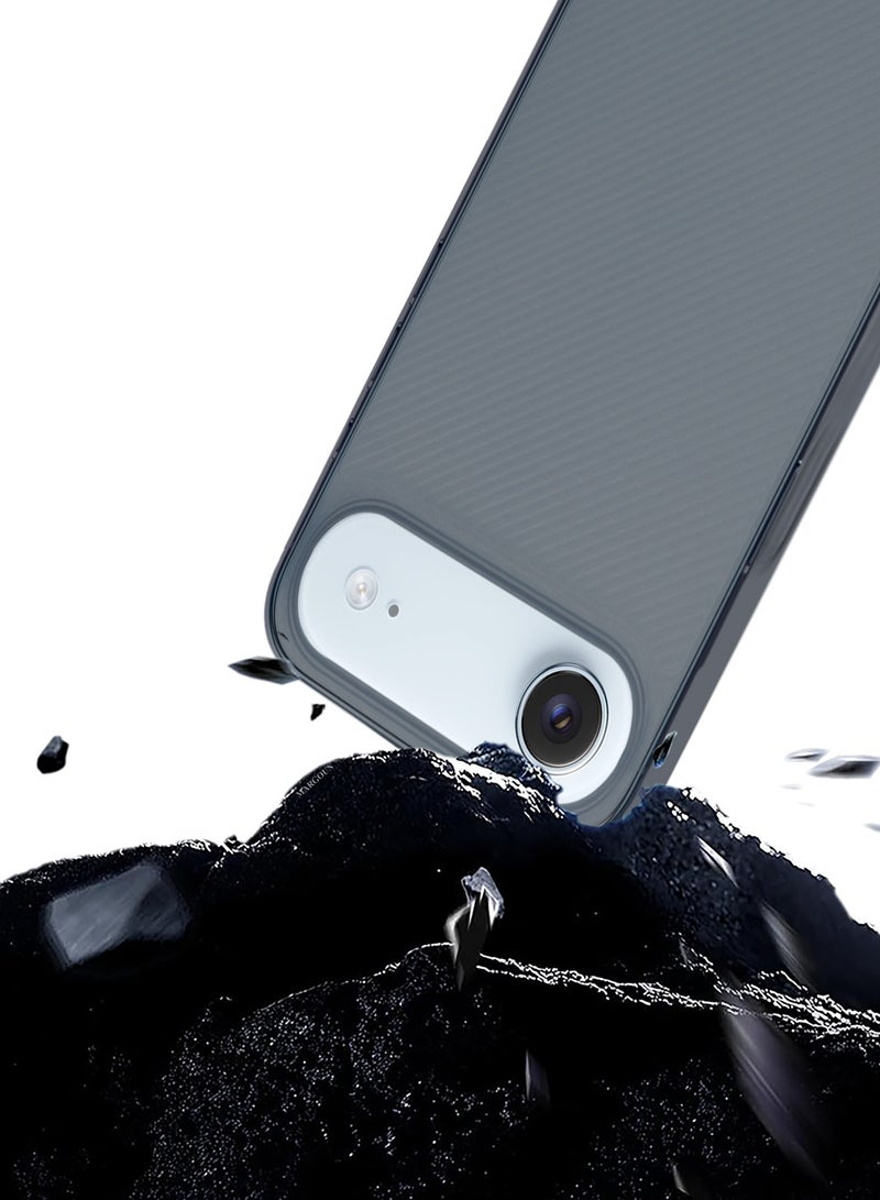 Case Cover for iPhone 17 Air - Sturdy Durable Ultra-Thin Case - Air Skin Line Design Transparent Back Cover - Drop Protection Cover - MidnightBlue - Image 5