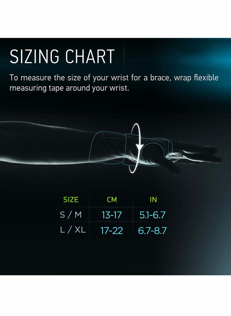 Excefore Carpal Tunnel Wrist Brace Support, Breathable Wrist Support Brace Splint (Right, S/M) - Image 2