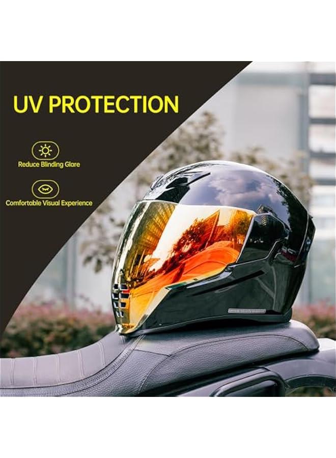 Arabest Airflite Visor Shield Replacement for IC-06 Helmet - UV Protection Compatible Facemask Shield  - Image 2