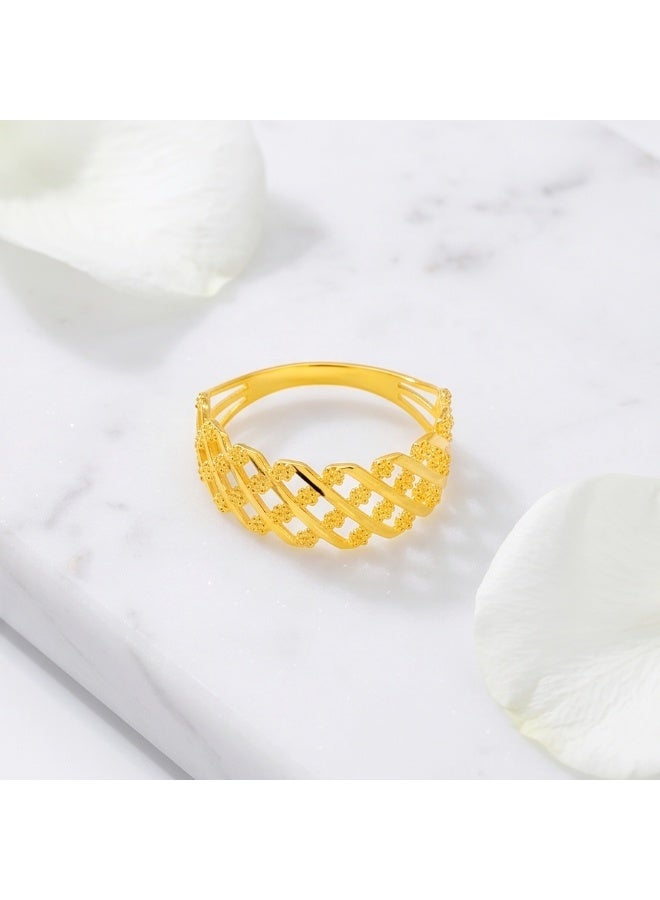 BAFLEH JEWELLERY Indulge in Elegance – 21K Gold Ring for Your Special One - Image 5
