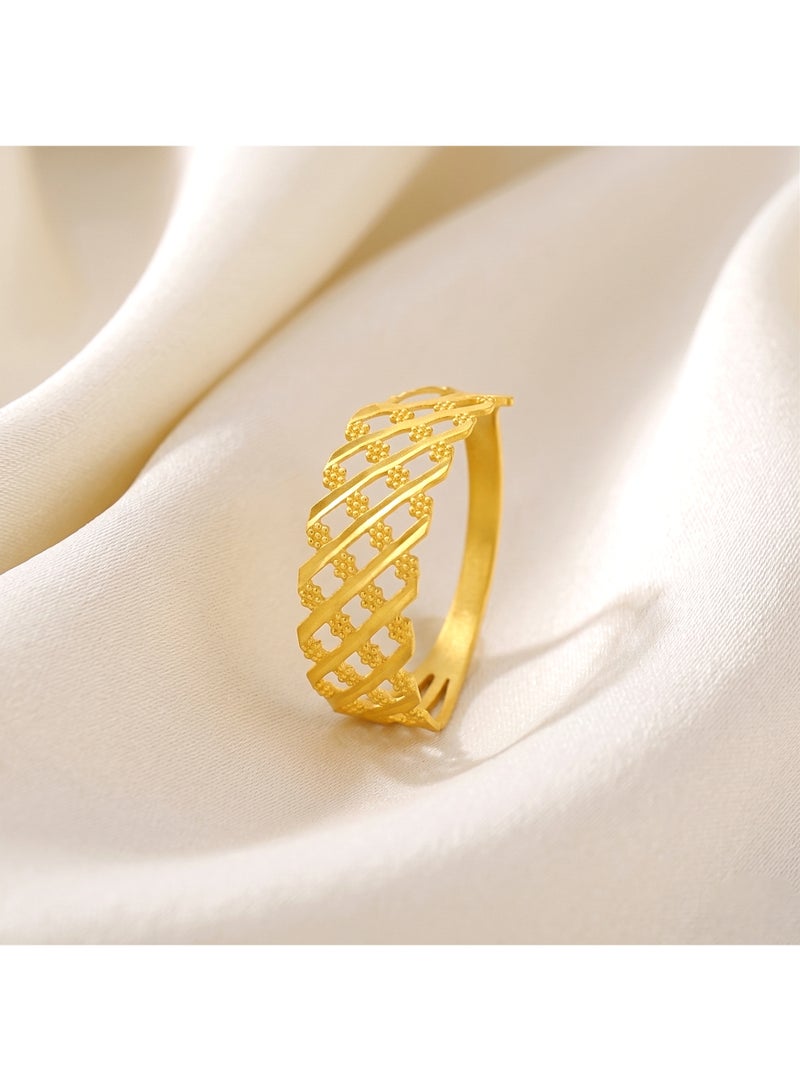 BAFLEH JEWELLERY Indulge in Elegance – 21K Gold Ring for Your Special One - Image 1