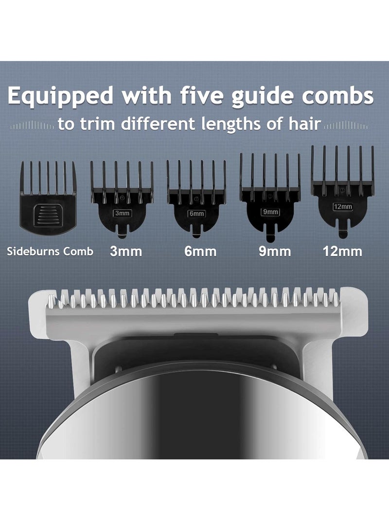 UFREE ماكينة تشذيب اللحية Ufree للرجال، ماكينة تشذيب الشعر الكهربائية المقاومة للماء، ماكينة حلاقة شعر لاسلكية للرجال، مجموعة العناية بالجسم والأنف والشارب والوجه للرجال، هدايا للزوج والأب