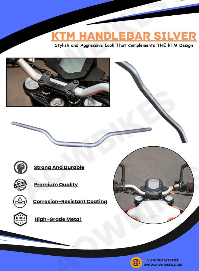 AOWBikes مقود دراجة Aowbikes متوافق مع جميع موديلات KTM - Image 3