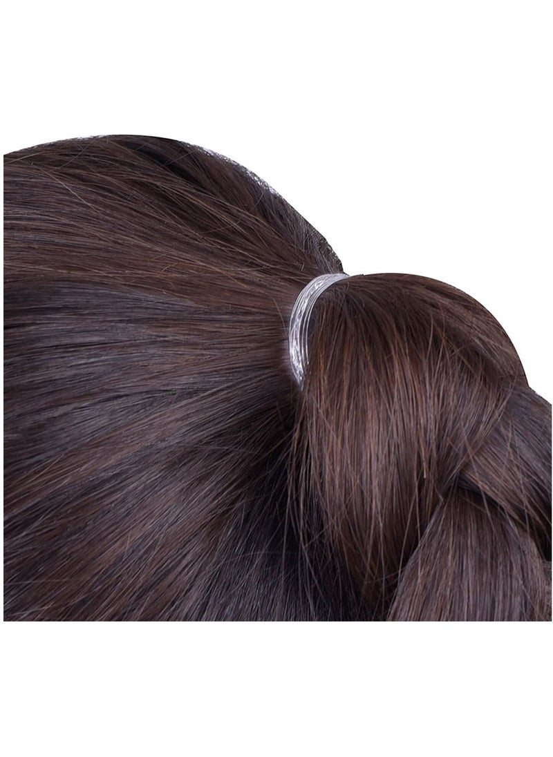 Generic - 3mm Clear Elastic Bands Hair Rubber Bands 500 Pieces - Image 1