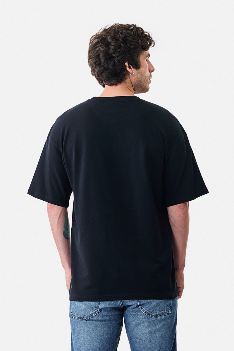 SNITCH Raven Puff Print Oversized T-Shirt - Image 5