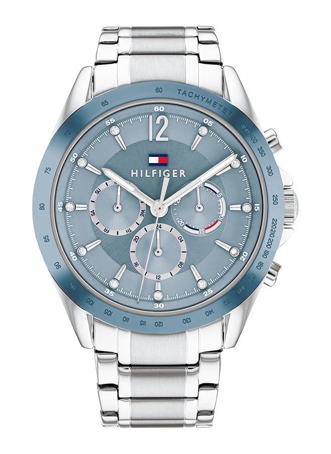 TOMMY HILFIGER - ساعة يد نسائية بعقارب دائرية من الستانلس ستيل 1782554 - 40 ملم - Image 1