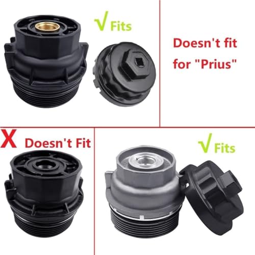 Shonee Heavy Duty Oil Filter Wrench for Toyota, Tacoma, Camry, Tundra, Lexus, Sienna, RAV4, Highlander, Fj Crusier, Avalon - 64mm Oil Filter Cap Removal Socket Tool - Image 5