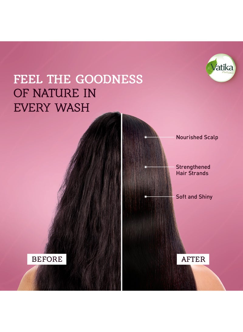 Vatika Naturals Hydrating Colour Protect Shampoo 2x400ml | Vibrant Shine & Long-Lasting Colour Protection up to 30 washes | with Grapeseed & Rosemary Oil | For Coloured Hair | Value Pack - Image 4