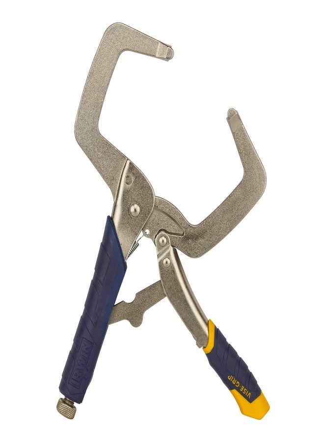 IRWIN Tools VISE-GRIP Fast Release Locking C-Clamp, Regular Tips, 11-inch (19T) - Image 2