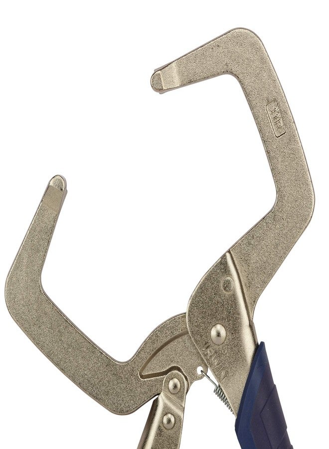 IRWIN Tools VISE-GRIP Fast Release Locking C-Clamp, Regular Tips, 11-inch (19T) - Image 3