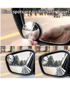 Mistuba Racing R 2 Pcs Wide Angle Round Convex Car Vehicle Side Blind Spot Rearview Mirror  - Image 3