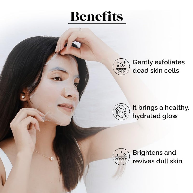 LuxaDerme LuxaDerme 3 Step Korean Facial Kit with Sheet Mask Revive Radiate For Smooth Glass Glow Skin Pack of 1  - Image 4