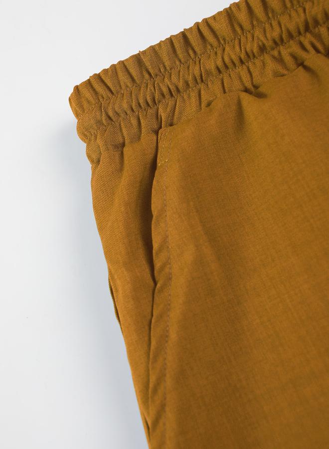 تايك تو طقم رجالي نحاسي من - قميص ياقة قائمة وبنطال - Image 4