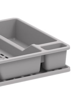 Deluxe Plastic Dish Rack with Drainer (Grey) - pzsku/Z8F336F3D4ED864F8B612Z/45/_/1725440605/cf9d3f8e-f8b7-4435-8f5a-8103a29528bc