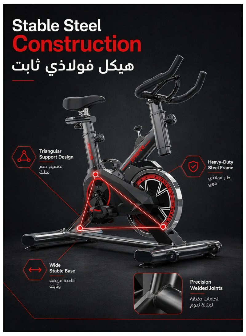 دنزوز تمرين دراجة دراجة دراجة دراجة داخلية الدراجة الثابت - Image 5