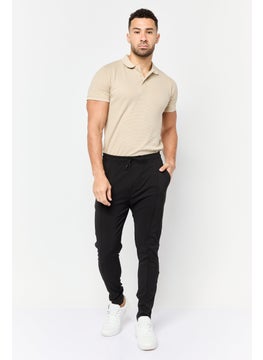 Threadbare Men Regular Fit Plain Skinny Pants, Black  - Image 4