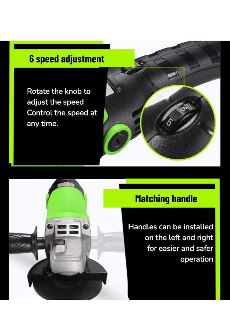 Angle miller 950W with adjustable speed, Grinding diameter 100 mm with Angle Mill Multifunctional Switching Head set - pzsku/Z8F337E38FFCDCD75662CZ/45/_/1729695856/df714653-a253-4e87-9b19-c6213ceacb5d