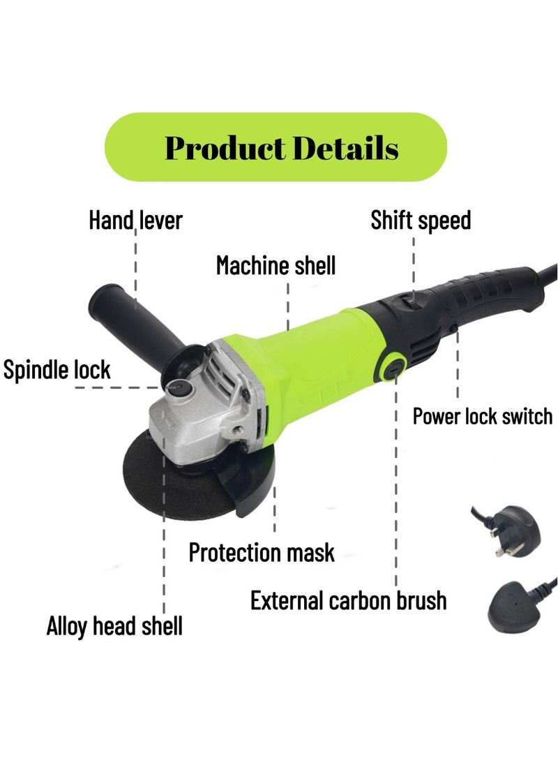 Angle miller 950W with adjustable speed, Grinding diameter 100 mm with Angle Mill Multifunctional Switching Head set - pzsku/Z8F337E38FFCDCD75662CZ/45/_/1729695858/958577a6-486a-4a41-9242-9b88b9dbb99b