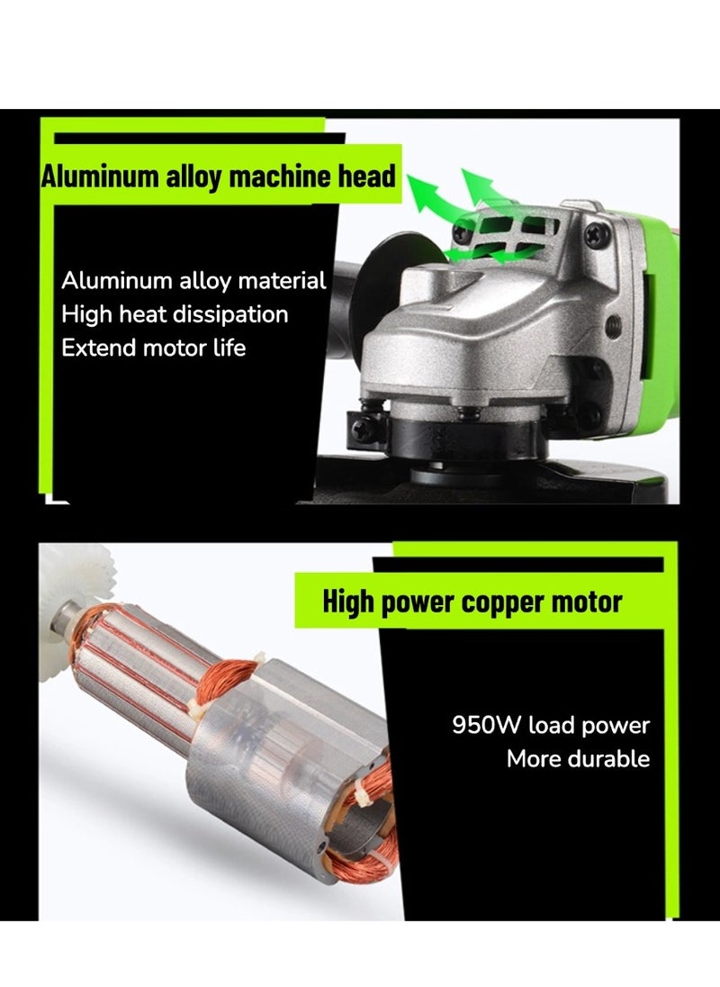 Angle miller 950W with adjustable speed, Grinding diameter 100 mm with Angle Mill Multifunctional Switching Head set - pzsku/Z8F337E38FFCDCD75662CZ/45/_/1729695862/a303d8a4-b101-46e7-88be-1418a5778ed0