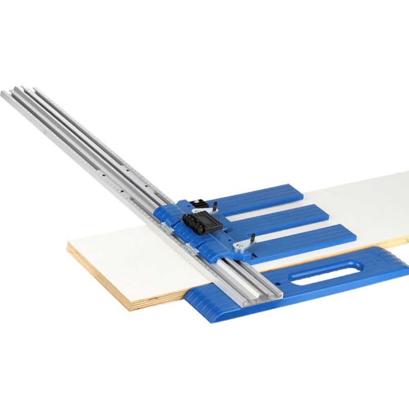 Rip Fence: 0-65cm Cutting Range Aluminum Alloy Guide - Precise Scale Circular Saw Fence for Woodworking Enthusiasts & DIY Projects - Image 1