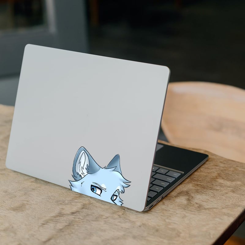 ARS 5.1" Cool Furry Peeker Car Decals Wolf Stickers Bumper Windows Campervan Truck Vinyl Car Accessories (C) - Image 4