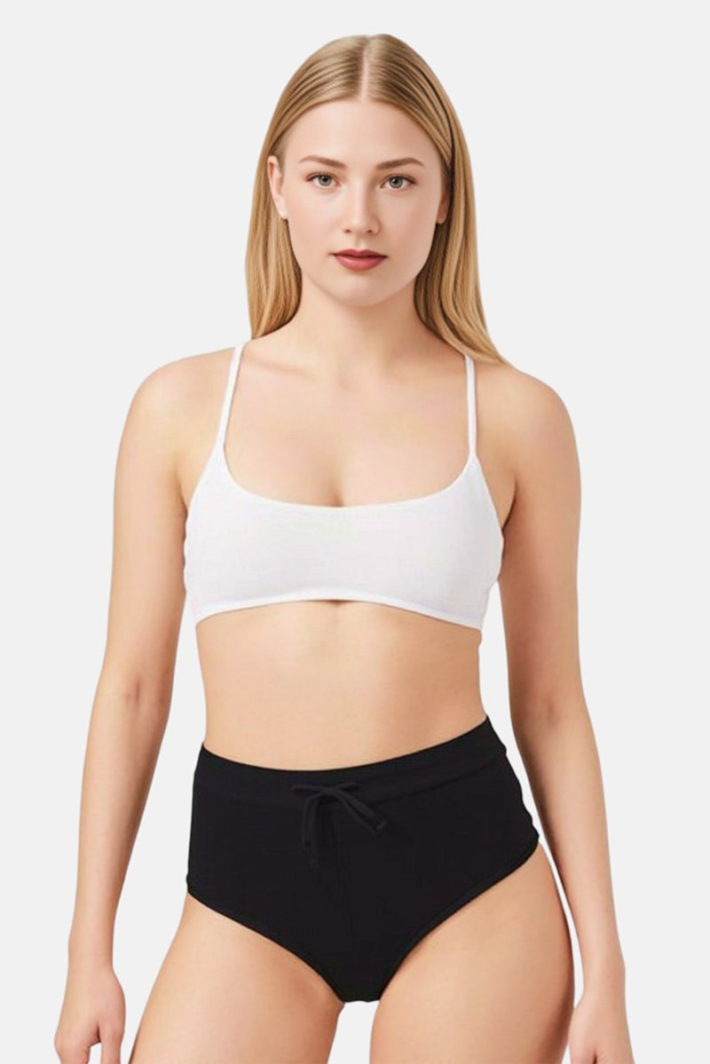 Billabong Women Plain Bikini Bottom, Black - Image 1